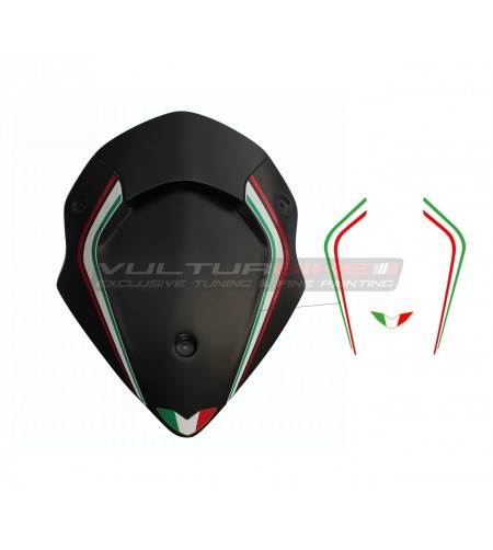 Autocollants tricolores pour bulle Ducati Corse - Multistrada V2/950/1200/1260/Enduro 