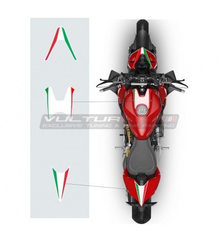 Kit adesivi tricolore completo - Ducati Streetfighter V2 