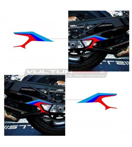Individuell gestaltete Schwingenaufkleber - BMW S1000RR 2019/21