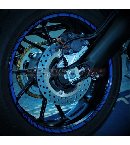 Customizable wheel stickers - Yamaha MT-09 2017 / 2020