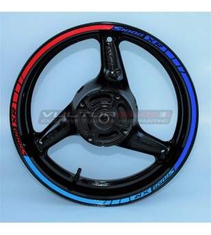 Autocollants tricolores pour roues - BMW S1000XR 