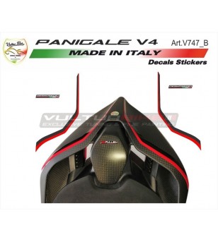 Special red-black tails stickers - Ducati Panigale V4 / V4S / V4R 