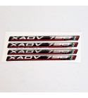 4 3D resin decals - Honda X ADV 750