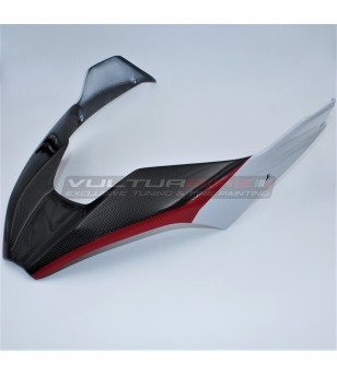Carbon-Oberseite für Zehenkappe - Ducati Multistrada V4S (ICEBERG WHITE) 