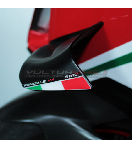 Drapeaux tricolores SBK pour palmes - Ducati Panigale V4 / V4S 2022