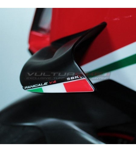 3D-Tricolor-SBK-Flaggen für Flossen - Ducati Panigale V4 / V4S 2022