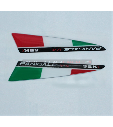 Banderas SBK tricolores 3D para aletas - Ducati Panigale V4 / V4S 2022