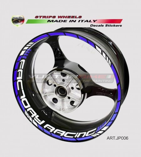 Pegatinas universales de color Factory Racing 