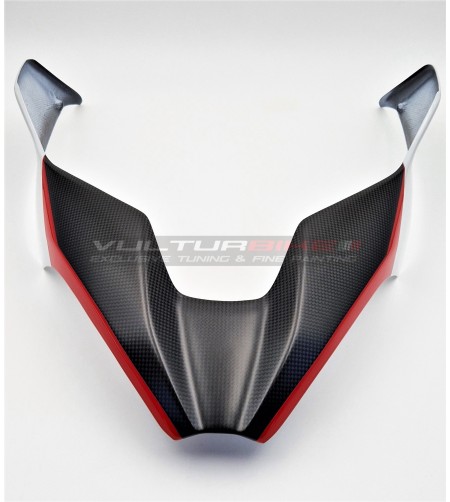 Cubierta superior de carbono para puntera - Ducati Multistrada V4S (ICEBERG WHITE) 