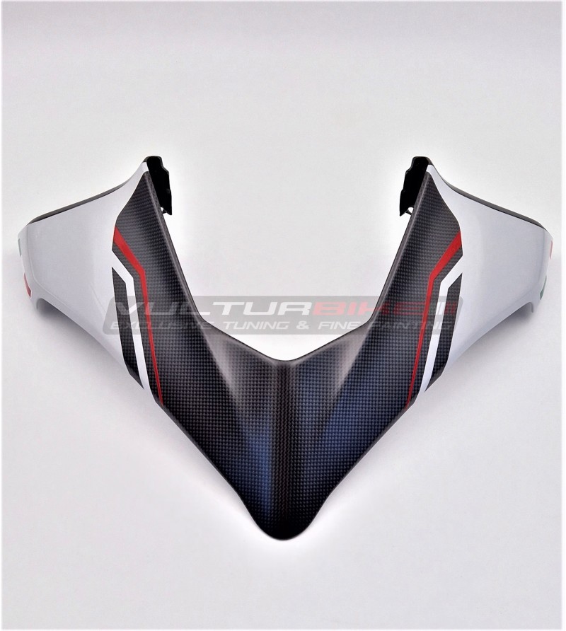 Custom Carbon Fairing - Ducati Multistrada V4S (ICEBERG WHITE) 