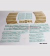 Universal colored Factory Racing stickers 