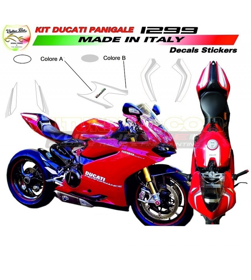 Kit adhesivo de diseño personalizado - Ducati Panigale 959/1299 