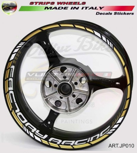 Pegatinas universales de color Factory Racing 