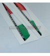 Italian tricolor flags resin for fins - Ducati Streetfighter V2 