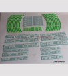 Universal colored Factory Racing stickers 