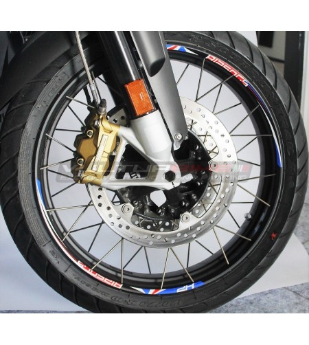 Motorrad Radaufkleber - BMW R1250 GS HP 