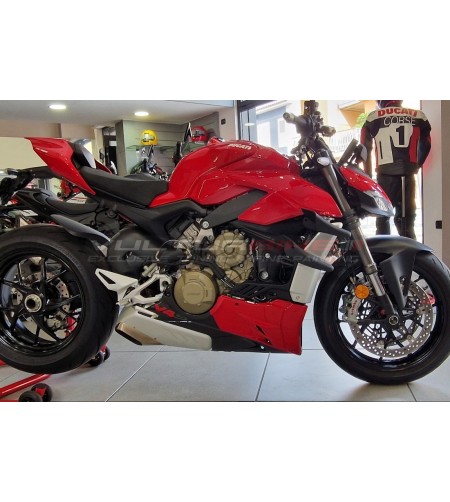 Custom carbon lower fairings - Ducati Streetfighter V4 