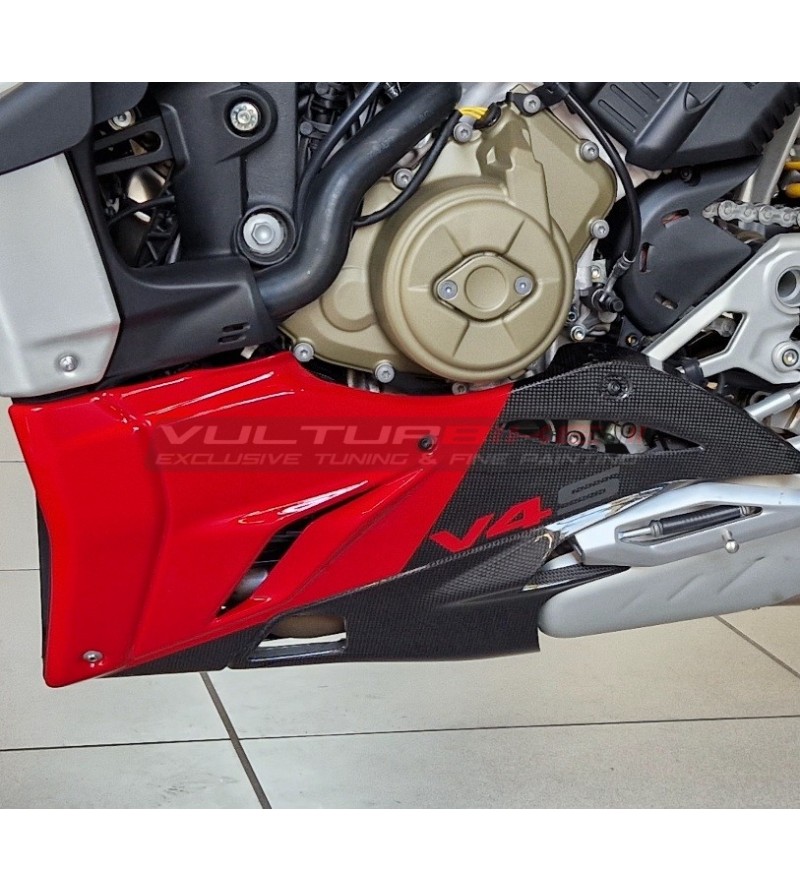 Carene inferiori in carbonio personalizzate - Ducati Streetfighter V4 