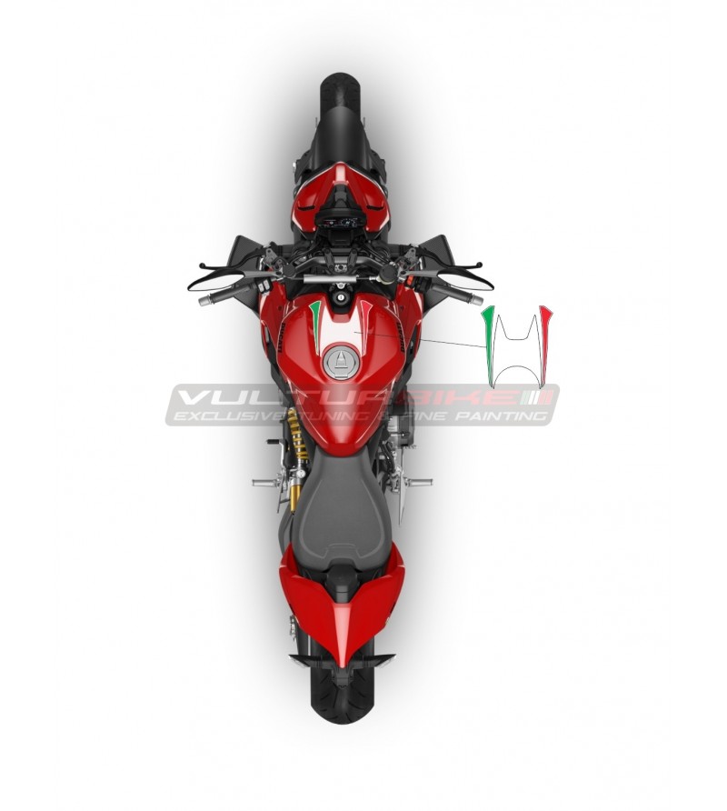 Adesivi tricolore per serbatoio - Ducati Panigale / Streetfighter V2 