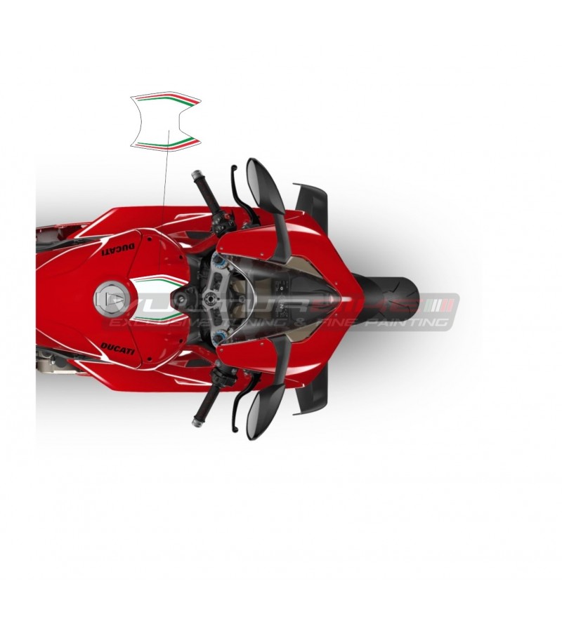 Pegatina tricolor para tanque - Ducati Panigale V4 2022 / 2023