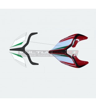 Tricolor design tail stickers kit - Ducati Panigale / Streetfighter V4 / V2