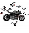 Grey design stickers kit - Ducati Streetfighter V4 