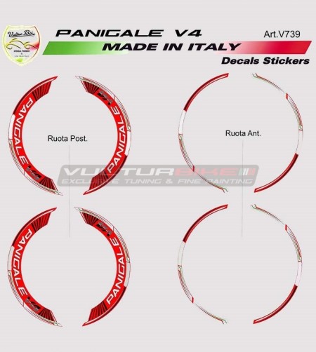 Stickers profiles for wheels - Ducati Panigale V4 / V4R / V2 