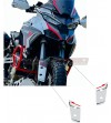 Pegatinas de guardabarros de carbono Ducati Multistrada V4