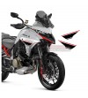 Seitenwand-Aufkleber Schwarz Rot - Ducati Multistrada V4 