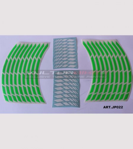Autocollants universels pour roues de moto 17 pouces 