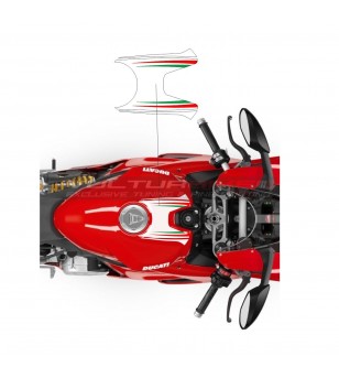 Tricolor Tankkleber - Ducati Panigale / Streetfighter V2 
