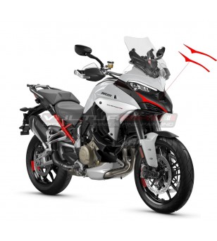 Stickers for airbox tip red design - Ducati Multistrada V4 