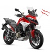 Autocollants pour la pointe de la boîte à air design rouge - Ducati Multistrada V4 
