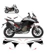 Kit completo de pegatinas edición negra - Ducati Multistrada V4 Iceberg White