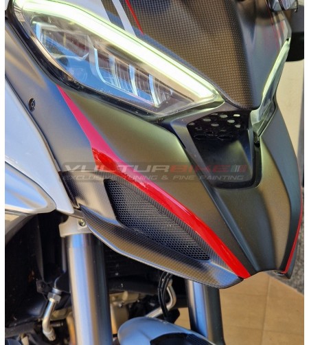 Pegatinas para airbox tip diseño rojo - Ducati Multistrada V4 