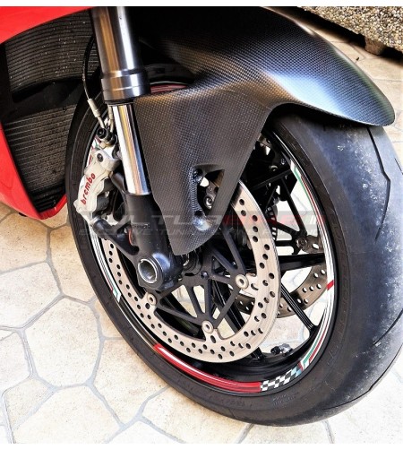 Adesivi universali per ruote red design