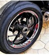 Adesivi universali per ruote red design