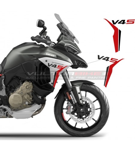 Benutzerdefinierte seitliche Aufkleber - Ducati Multistrada V4S 