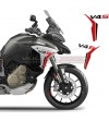 Adesivi per fianchetti design personalizzato - Ducati Multistrada V4S 