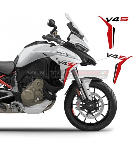 Benutzerdefinierte seitliche Aufkleber w - Ducati Multistrada V4S 