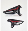 Custom design carbon heel guard set - Ducati Panigale V4 / Streetfighter V4 / V2 