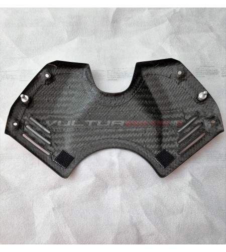 Custom design carbon battery cover - Ducati Panigale V4SP