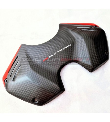 Custom design carbon battery cover - Ducati Panigale V4SP