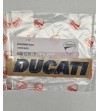 Original Ducati embossed plate - universal black