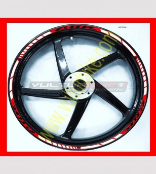 Adesivi bicolore per ruote moto - Honda CBR 