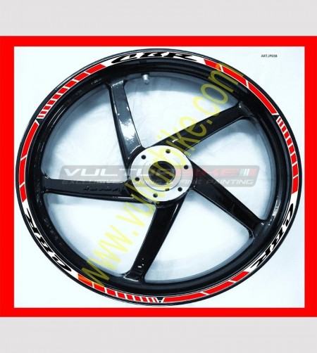 Adesivi bicolore per ruote moto - Honda CBR 