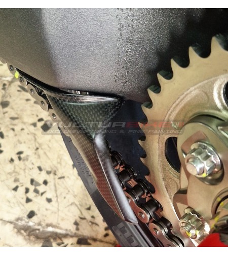 Aleta de cadena inferior de carbono - Ducati Multistrada V4 Pikes Peak 