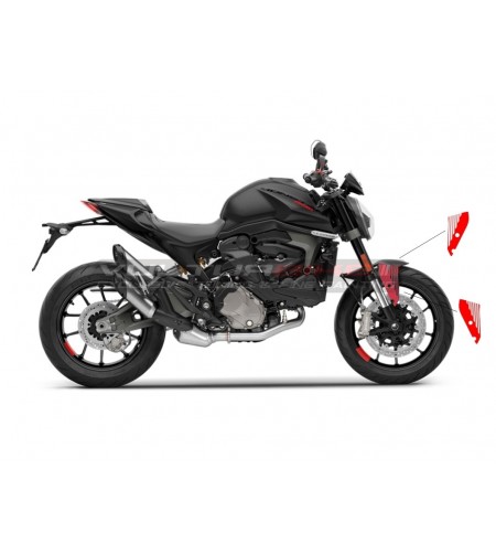 Pegatinas laterales para guardabarros delantero - Ducati Monster 937 