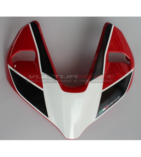 Aufkleber Verkleidung Design S CORSE weiß schwarz - Ducati Streetfighter V4 / V2 