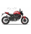 Pegatinas de tanque personalizables - Ducati Monster 937 